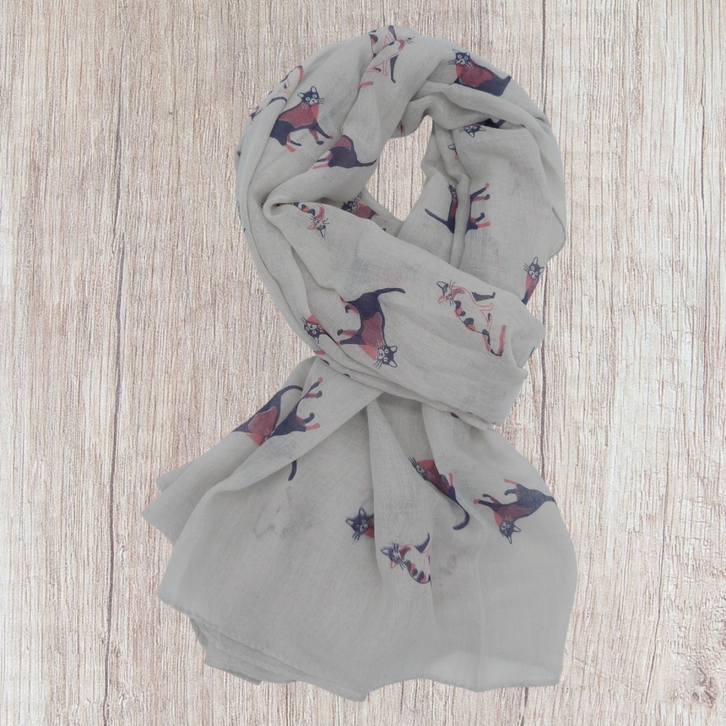 Cat Printed Scarf