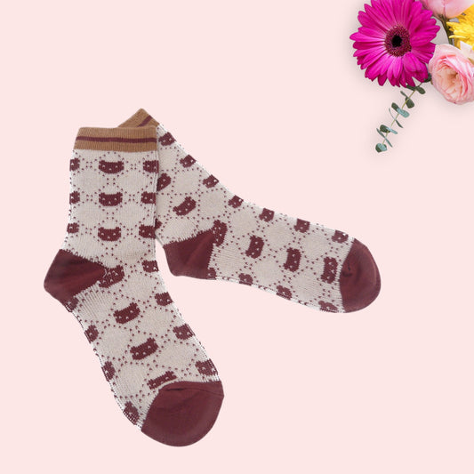 Cute Cats  Pattern  Socks