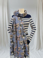 Cute Cat Print Wrap Pashmina Cashmere Feel Scarf