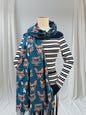 Cute Cat Print Wrap Pashmina Cashmere Feel Scarf