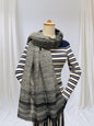 Checkered Squares Print Scarf