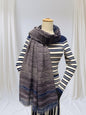 Checkered Squares Print Scarf