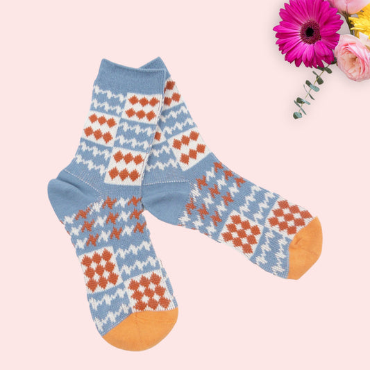 Diamond Pattern  Socks