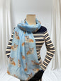 Corgi Dog Print Scarf