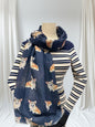 Corgi Dog Print Scarf