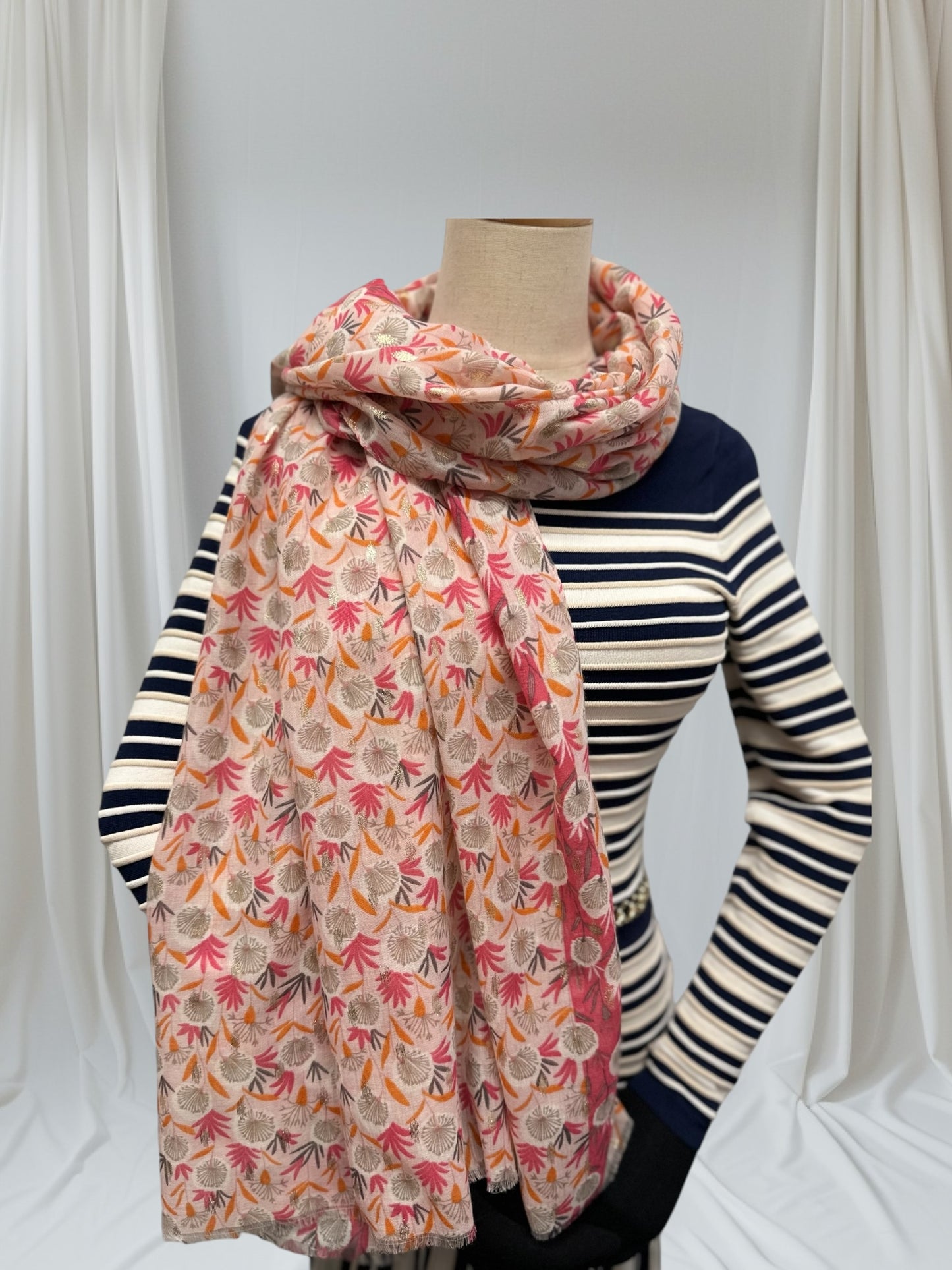 Dandelion Flower Print Scarf