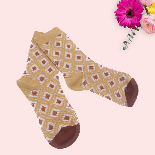 Diamond Pattern Socks
