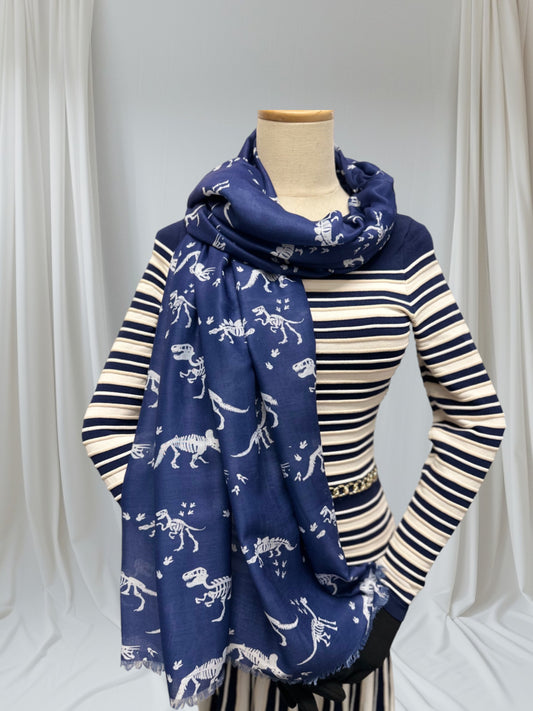 Dinosaur Print Large High Quality Scarf