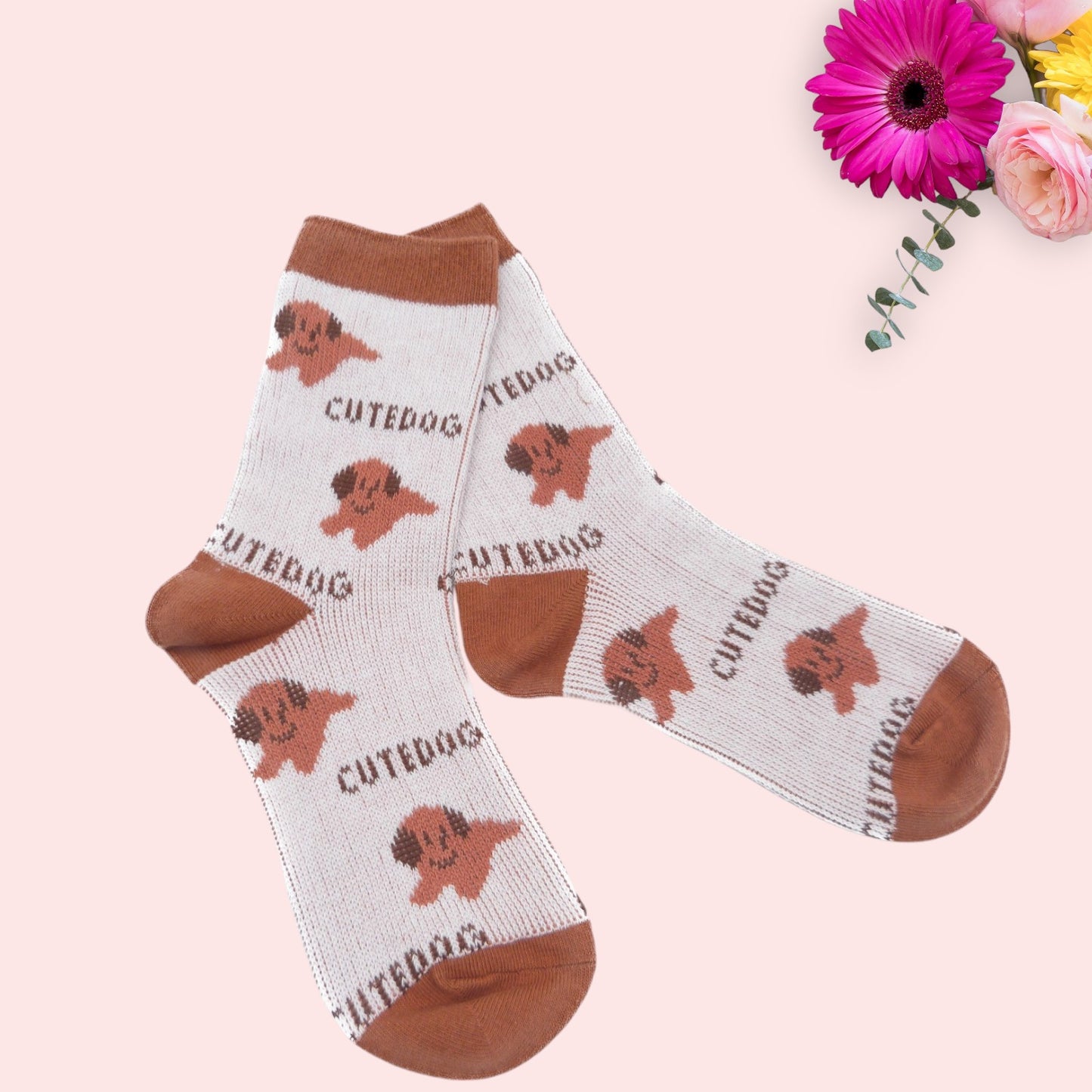 Cute Dog Pattern  Socks