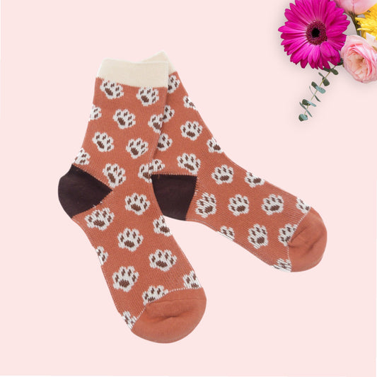 Paw Print Pattern  Socks