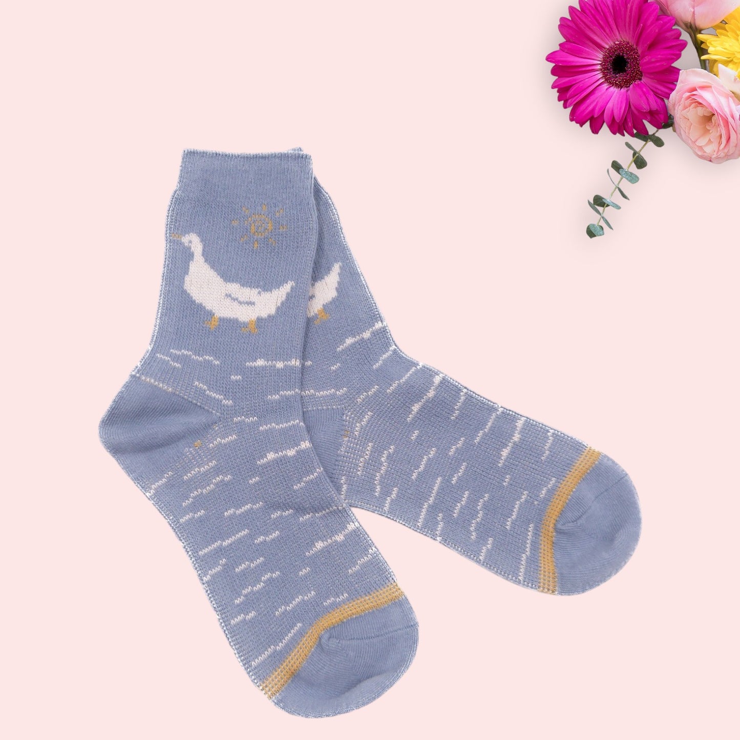 Duck Pattern Socks