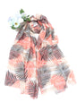 Fern Leaf Print Scarf