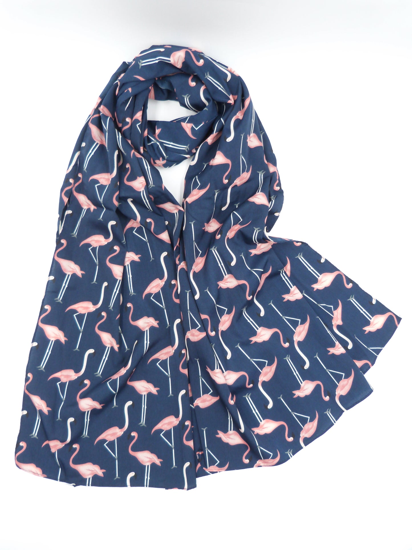 Flamingo Lightweight Print Scarf