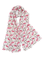 Flamingo Lightweight Print Scarf