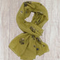 Rogegold outlined flower Scarf