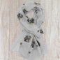 Rogegold outlined flower Scarf