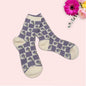 Flower With Pattern Socks