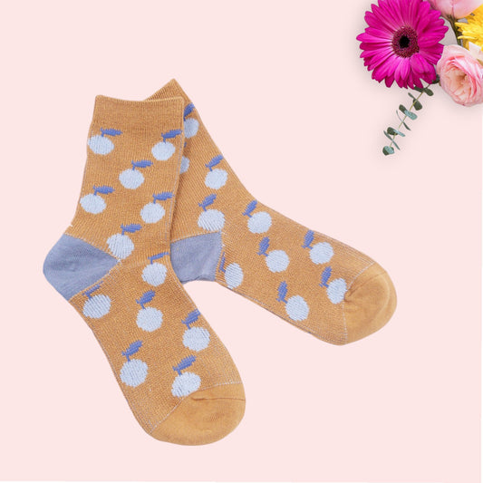 Cherry Pattern Socks