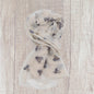 Glitter Bee Print Wrap Scarf