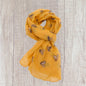 Glitter Bee Print Wrap Scarf