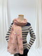 Rainbow Glitter Elephant Print Scarf