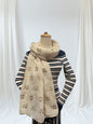Glitter Elephant Print Scarf