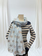 Glitter Elephant Print Scarf