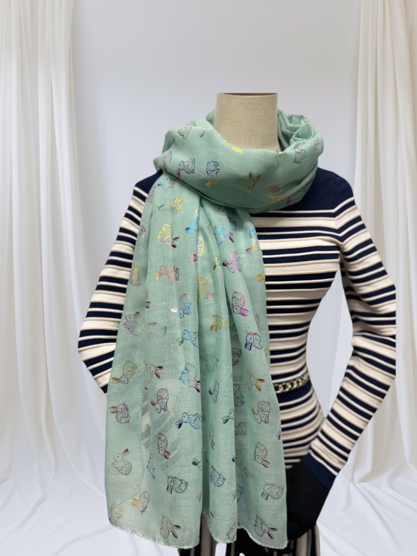 Glitter Bunny Rabbit Scarf