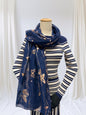Glitter Butterfly print scarf
