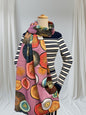 Rose gold outlined Circle Print Pashmina