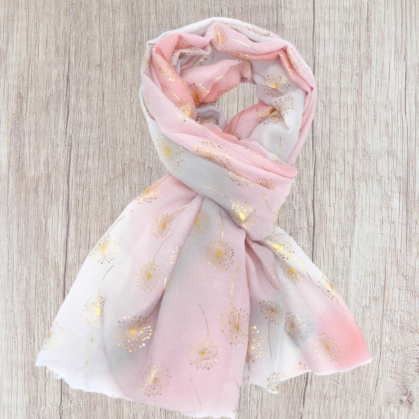Glitter Dandelion Multi Stripe Scarf
