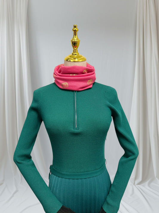 Glitter Elephant Print Snood