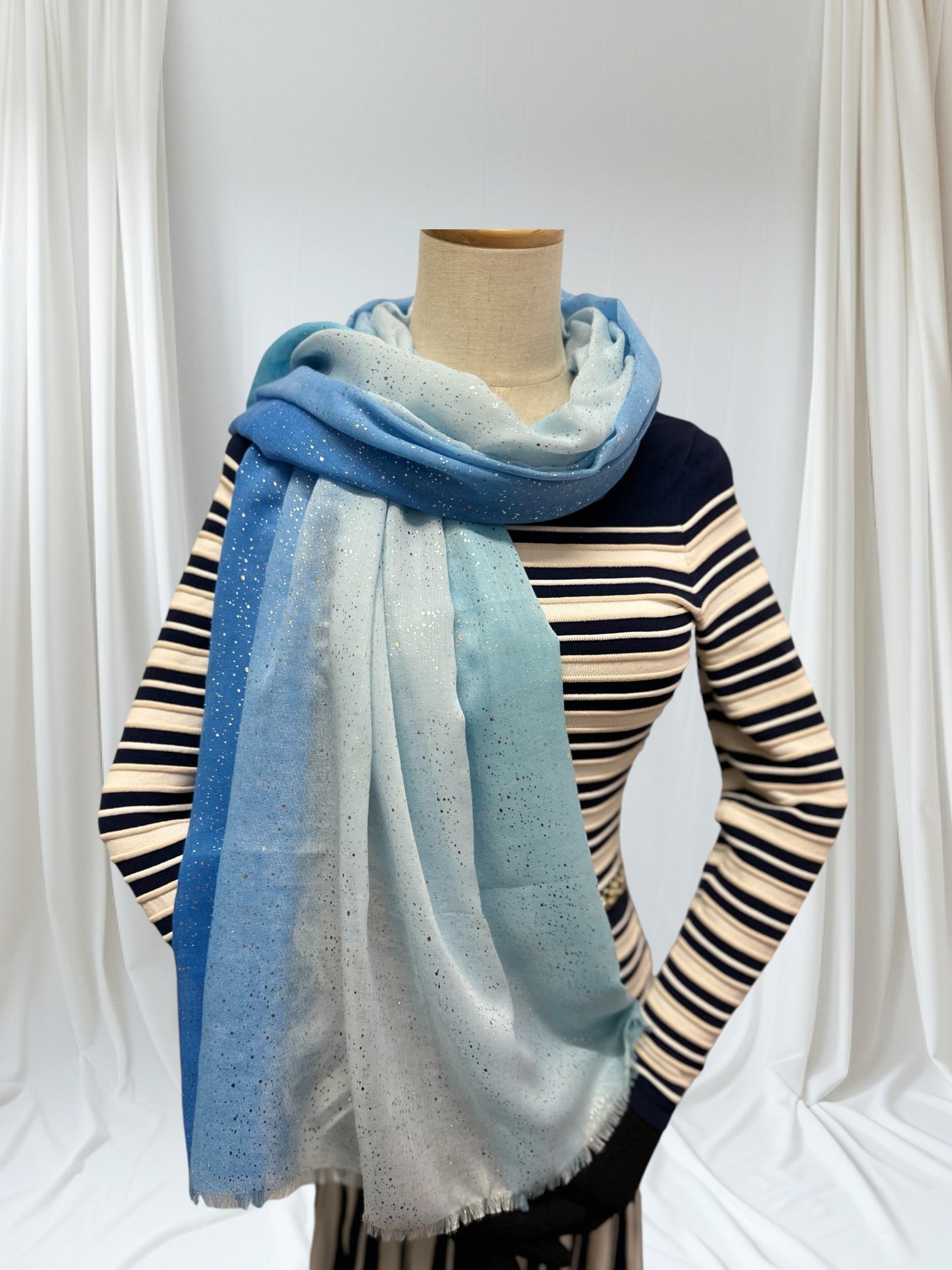 Glitter Fade  Print Scarf