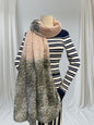 Glitter Leopard Spots Print Scarf