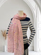 Glitter Rainbow Moon Star Print Scarf