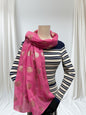 Glitter tree of life Mulberry tree print scarf