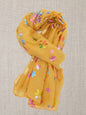 Rainbow Glitter Snowflakes  Print Scarf