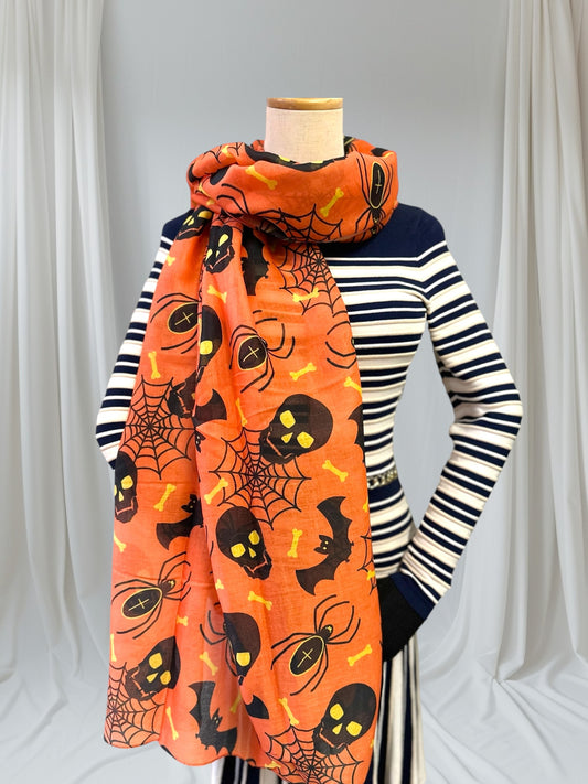 Halloween Themed Print Scarf