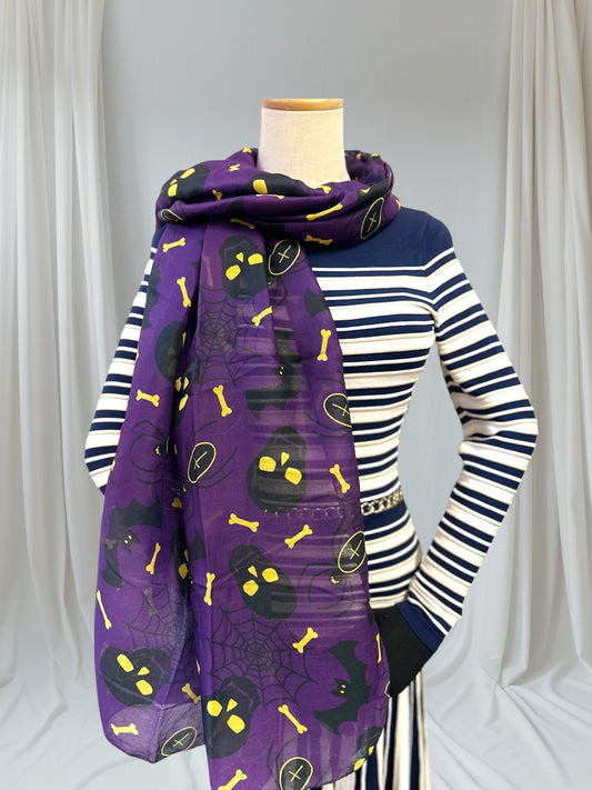 Halloween Themed Print Scarf
