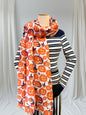 Halloween Themed Pumpkin Print Scarf