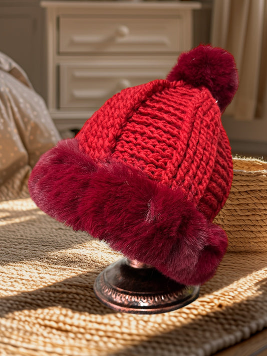 Winter Hats for Women  Beanie Hat with Bobble Pom Pom