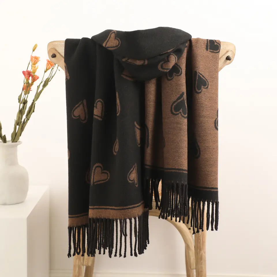 Love Heart Winter Wrap