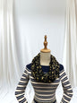Large Glitter Heart Print Snood