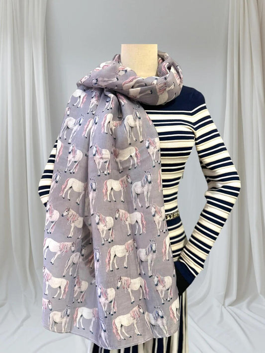 Unicorn Print Scarf