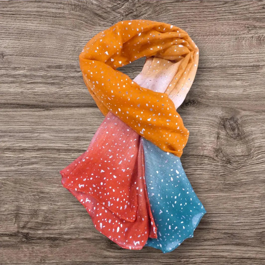 Glitter Dots Gradient Print