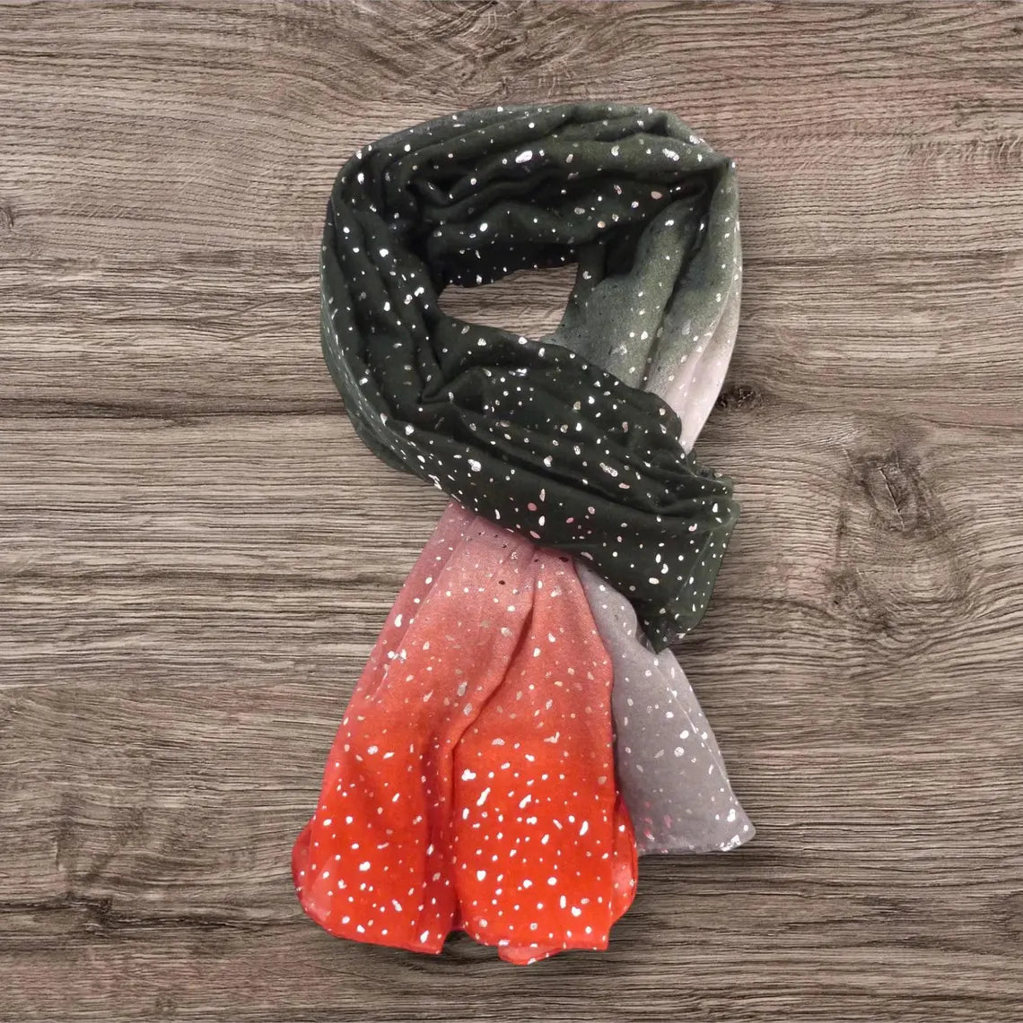 Glitter Dots Gradient Print