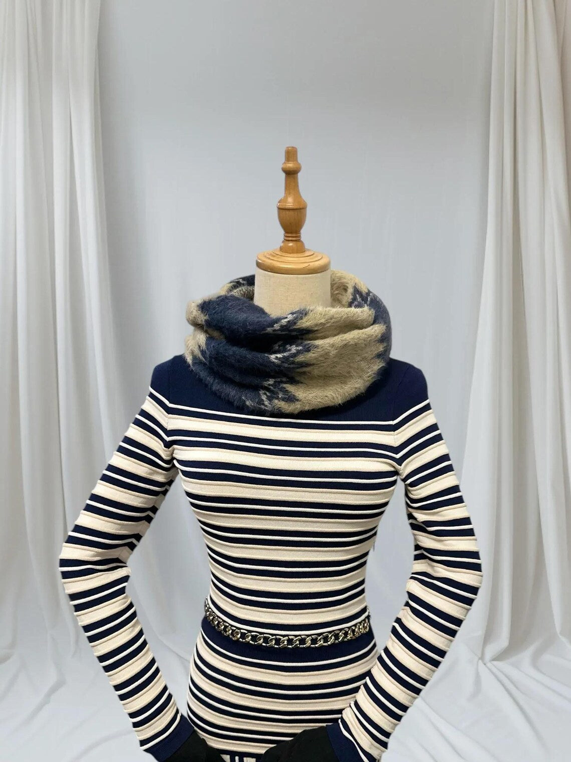 Knitted Very Soft Infinity Scarf Snood