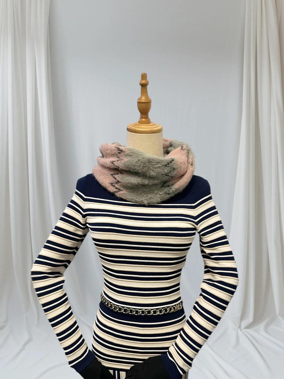 Knitted Very Soft Infinity Scarf Snood
