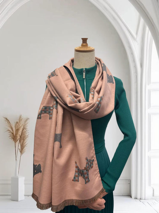 Scottie Dog Warm Winter Wrap