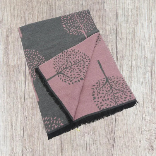 Tree of life Cashmere Feel Winter Wrap